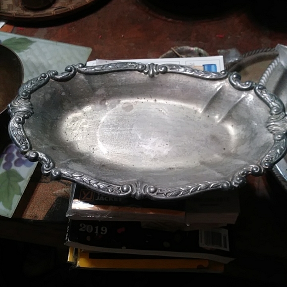 Vintage silver platter - Picture 1 of 2